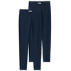 2 Mädchen Leggings mit Bio-Baumwolle