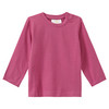 3 Baby Langarmshirts in Unifarben