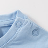 3 Baby Langarmshirts in Unifarben