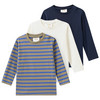 3 Jungen Langarmshirts im Basic-Look