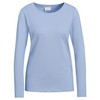 3 Damen Langarmshirts in Unifarben