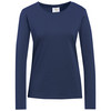 3 Damen Langarmshirts in Unifarben