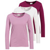 3 Damen Langarmshirts im Set