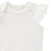 Baby Kurzarmbody mit Spitze