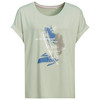 Dames-T-shirt met overslagmouwen