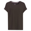 Dames-T-shirt met overslagmouwen