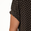 Dames-T-shirt met overslagmouwen