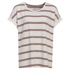 Dames-T-shirt met vaste turn-ups