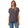 Dames-T-shirt met vaste turn-ups