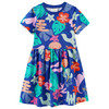 Mädchen Kleid im Tropical-Look