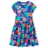 Mädchen Kleid im Tropical-Look