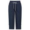Damen Capri-Hose mit Elastikbund