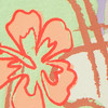 Mädchen T-Shirt mit Neon-Print