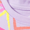 Mädchen T-Shirt mit Neon-Prints