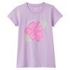 Mädchen T-Shirt mit Neon-Print