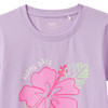Mädchen T-Shirt mit Neon-Print