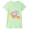 Mädchen T-Shirt mit Neon-Print