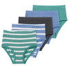 5 Baby Slips in Windelpassform blau / grün / dunkelblau