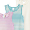 3 Baby Unterhemden mit Bio-Baumwolle