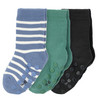 3 Paar Baby Stoppersocken im Set blau / dunkelblau / dunkelgrün