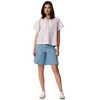 Damen Bluse mit Flügelärmeln