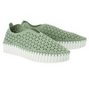 Damen Slipper mit Lochmuster