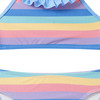 Mädchen Bikini mit bunten Streifen