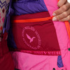 Dames-sneeuwjas met kleuraccenten