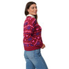 Damesvest met all-overpatroon