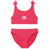 Mädchen Bikini mit gummiertem Print