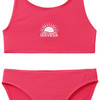 Mädchen Bikini mit gummiertem Print