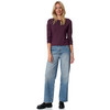Damen Feinstrickpullover Rundhalsausschnitt