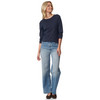 Damen Feinstrickpullover Rundhalsausschnitt
