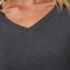 Damen Feinstrickpullover V-Ausschnitt