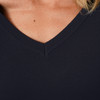 Damen Feinstrickpullover V-Ausschnitt