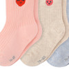 3 Paar Baby Socken mit Stickerei
