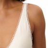 Damen Seamless-Bustier mit Rippstruktur