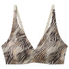Naadloze bustier voor dames met zebraprint