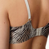 Naadloze bustier voor dames met zebraprint
