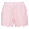Damen Schlafshorts mit Lochspitze