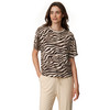 Slaapshirt voor dames met zebraprint
