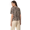 Slaapshirt voor dames met zebraprint