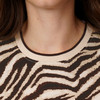 Slaapshirt voor dames met zebraprint