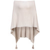 Damen Poncho mit Tasseln