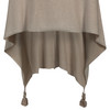 Damen Poncho mit Tasseln