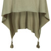 Damen Poncho mit Tasseln
