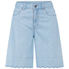 Damen Bermuda-Shorts in Denim-Optik