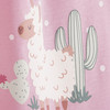 Meisjesnachthemd met alpaca-print