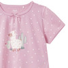 Meisjesnachthemd met alpaca-print