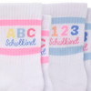 2 Paar Mädchen Socken zur Einschulung